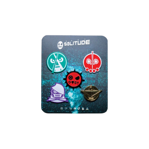 Solitude Enamel Pin Set