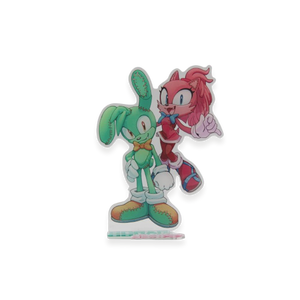 Scrap & Scarlet Standee