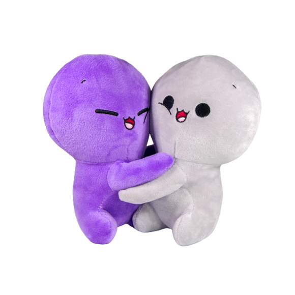 Purple-Grey Plush