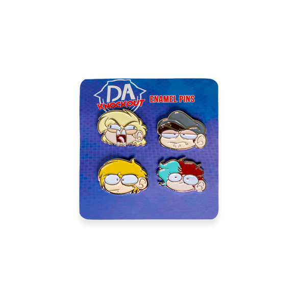 DAKnockout Enamel Pin Set