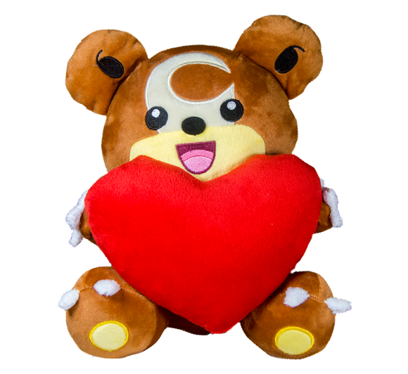 Teddiursa Heart Plush